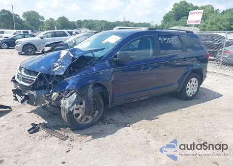 2018 Dodge Journey Se из США, поврежденный, VIN 3C4PDCAB7JT218591